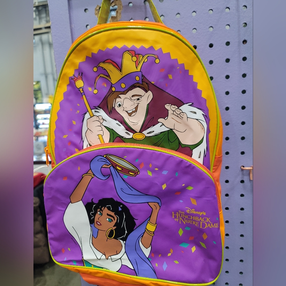 Vintage Disney Hunchback Of Notre Dame Backpack